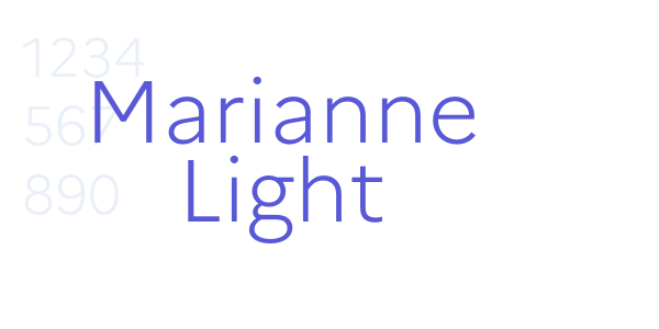 Marianne Light font free