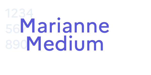 Marianne Medium font free