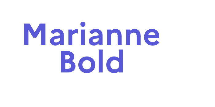 Marianne Bold Font