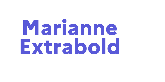 Marianne Extrabold Font Download