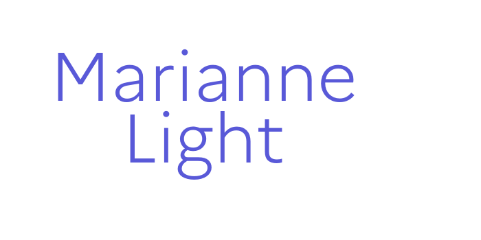 Marianne Light Font