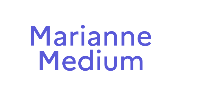 Marianne Medium Font Download