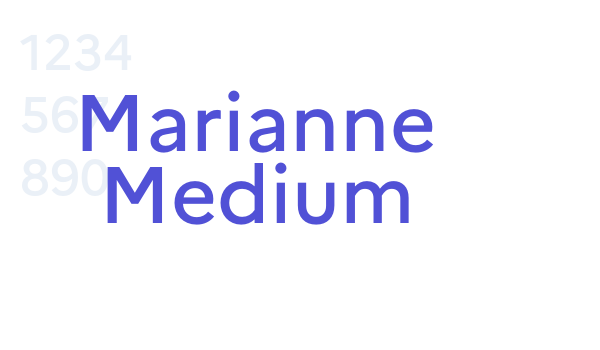 Marianne Medium font download