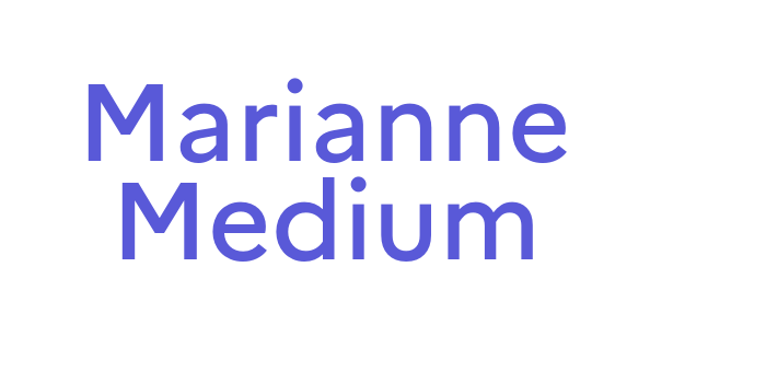 Marianne Medium Font