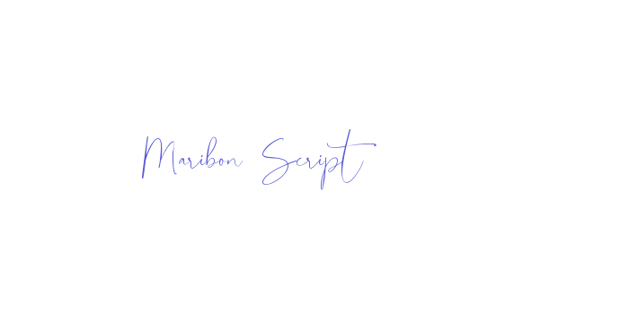 Maribon Script Font Download