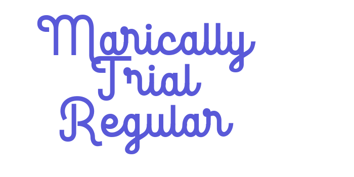 Marically Trial Regular Font Download