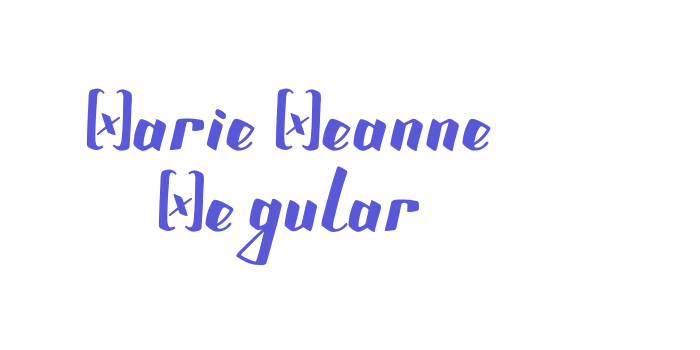 Marie Jeanne Regular Font Download