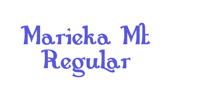 Marieka Mt Regular Font Download