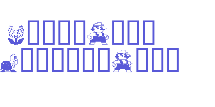 MarioBros  DrunkenBatz Font