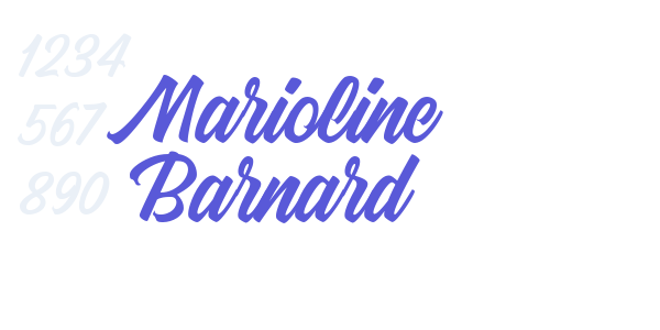 Marioline Barnard font free