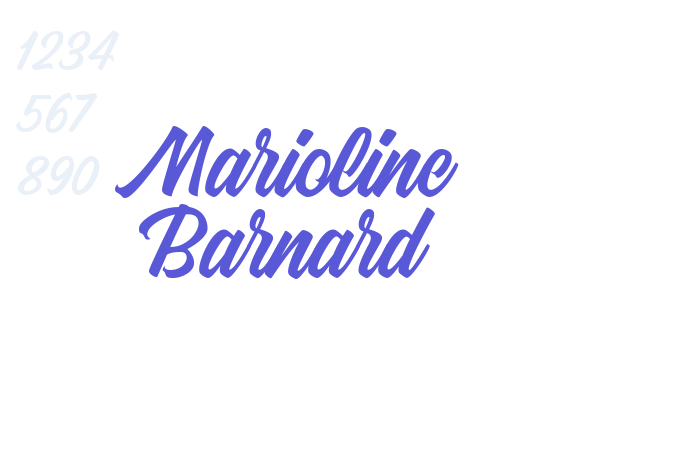 Marioline Barnard font free