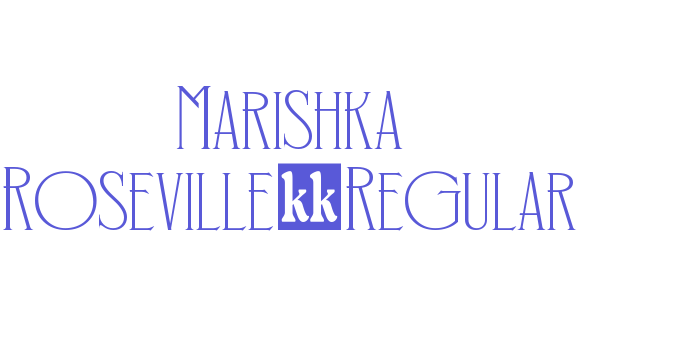 Marishka Roseville-Regular Font Download