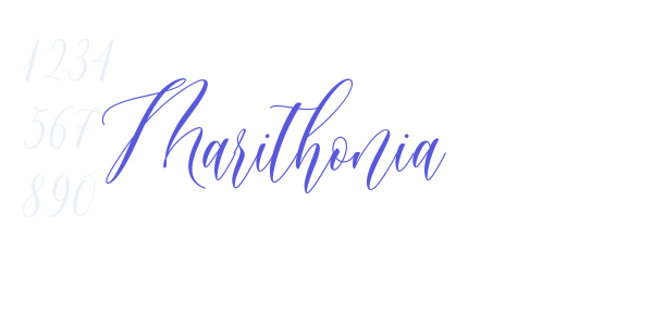 Marithonia font free