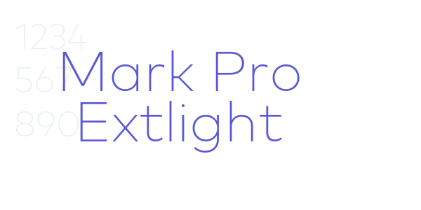 Mark Pro Extlight font free