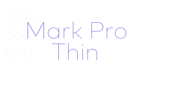 Mark Pro Thin font free