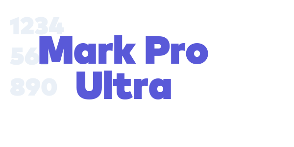 Mark Pro Ultra font free