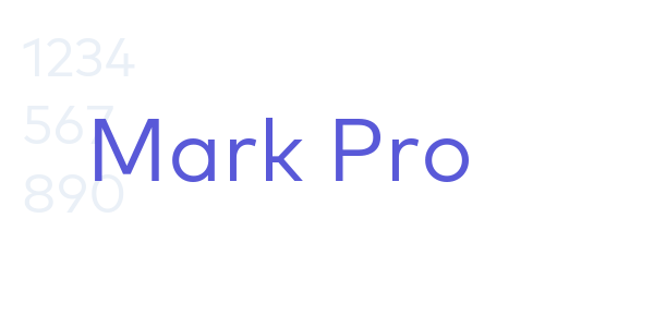 Mark Pro font free