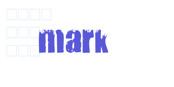 Mark font free