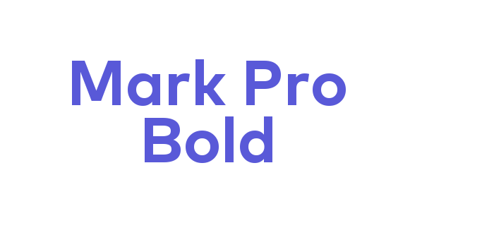 Mark Pro Bold Font Download