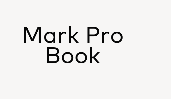 Mark Pro Book Font