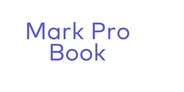 Mark Pro Book Font Download