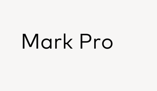 Mark Pro Font