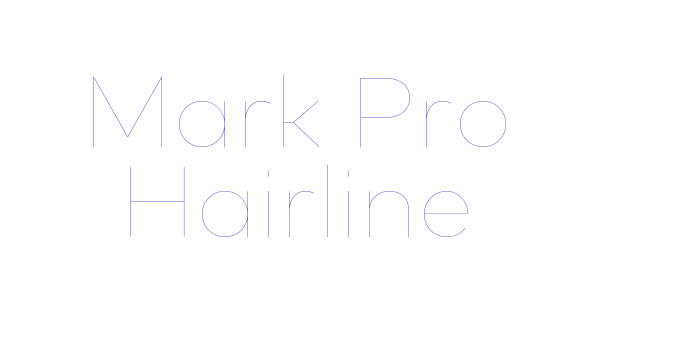 Mark Pro Hairline Font