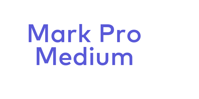 Mark Pro Medium Font Download