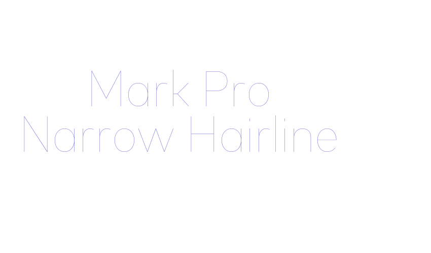 Mark Pro Narrow Hairline Font Download