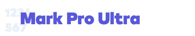 Mark Pro Ultra-related font