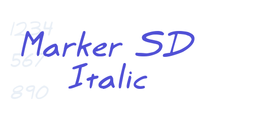Marker SD Italic-font-download