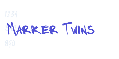 Marker Twins-font-download