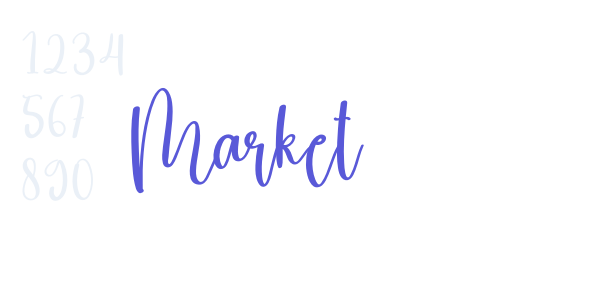 Market font free