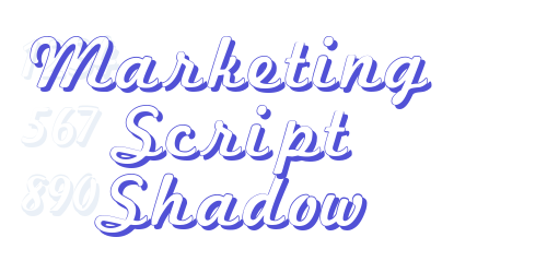 Marketing Script Shadow-font-download