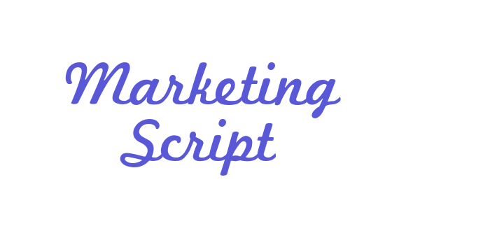 Marketing Script Font Download