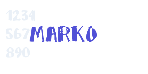 Marko-font-download