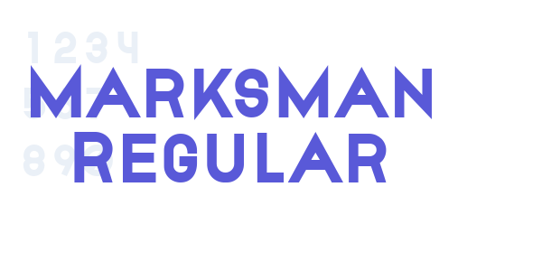 Marksman Regular font free