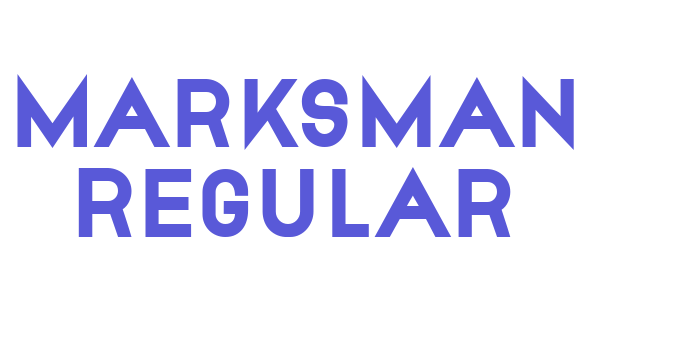 Marksman Regular Font