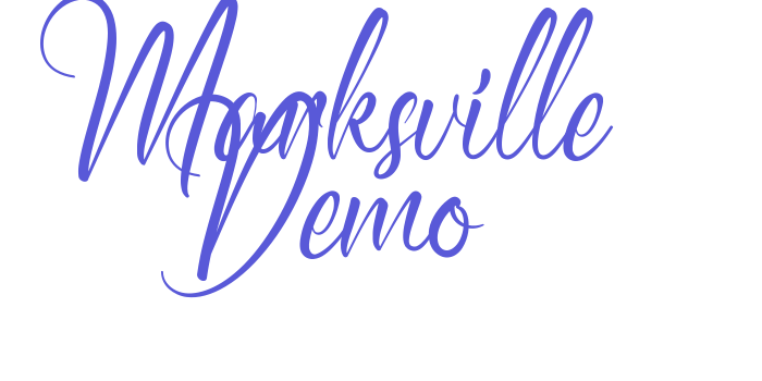 Marksville Demo Font