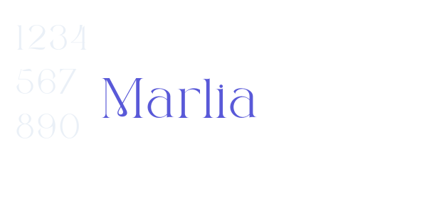 Marlia font free