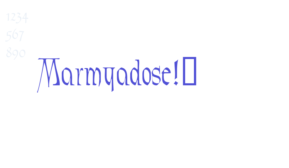 Marmyadose!”-font-download