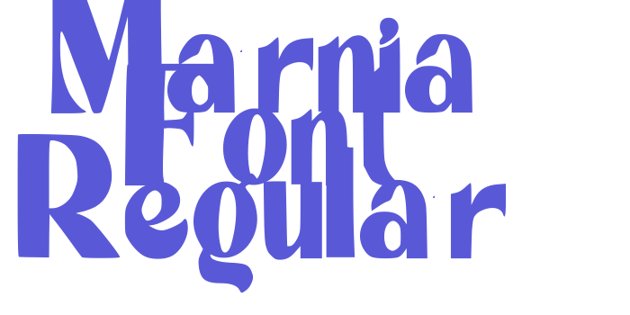 Marnia Font Regular Font Download