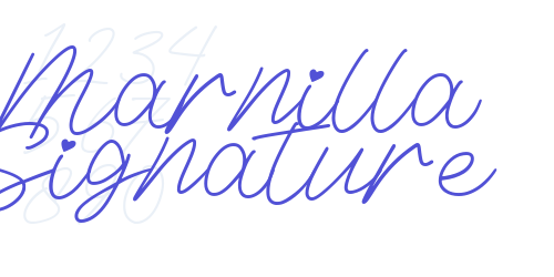 Marnilla Signature-font-download