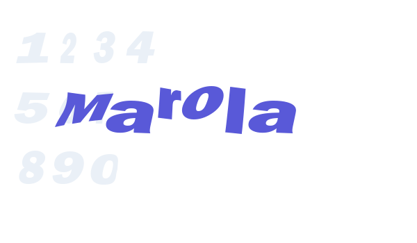 Marola font free