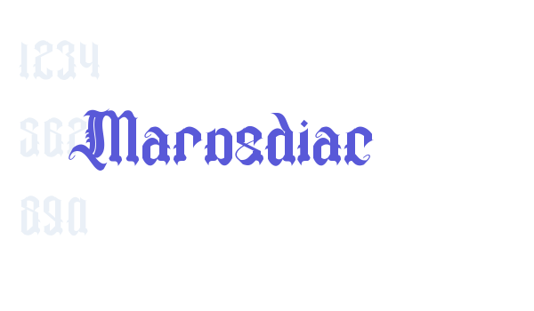 Marosdiac Font