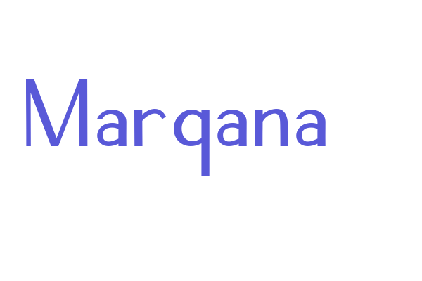 Marqana Font