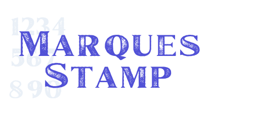 Marques Stamp-font-download
