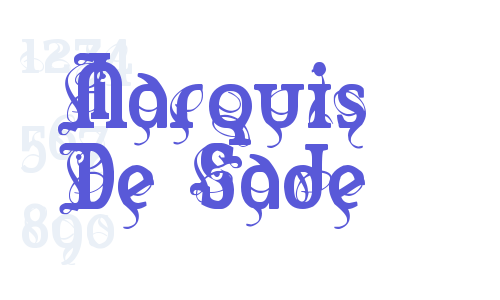 Marquis De Sade Font Download