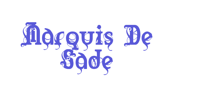 Marquis De Sade Font Download