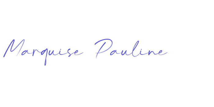 Marquise Pauline Font Download